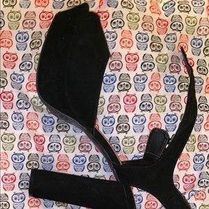 Mossimo Faux Suede Block Heels